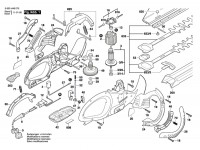Bosch 3 600 H48 470 AHS 650-24 ST Hedge Trimmer 230 V / GB Spare Parts AHS650-24ST